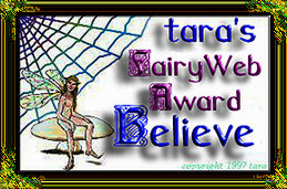 fairyweb award for
belief